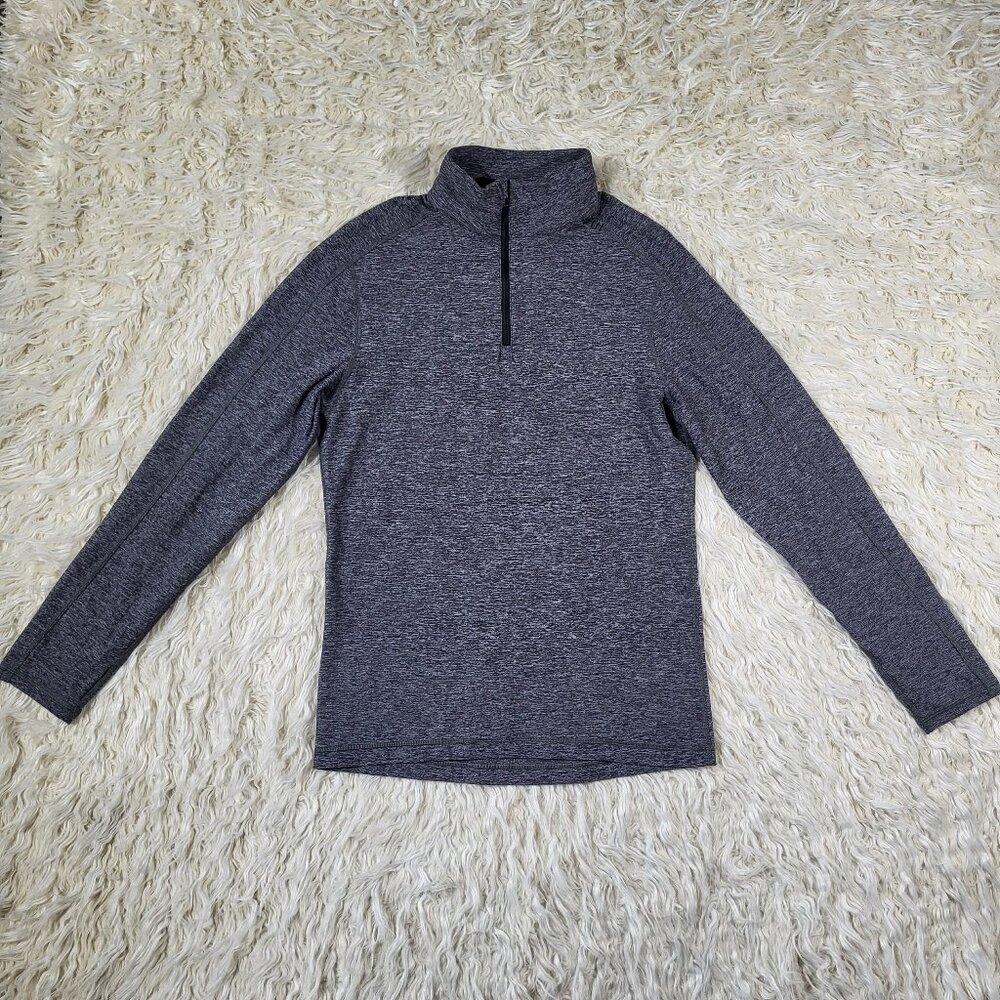 Lululemon Mens Gray 1/4 Zip Pullover Sweatshirt Size Small